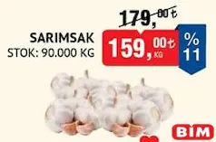 SARIMSAK KG fiyat ve kampanya bilgisi